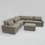 أريكة مقطعية مريحة